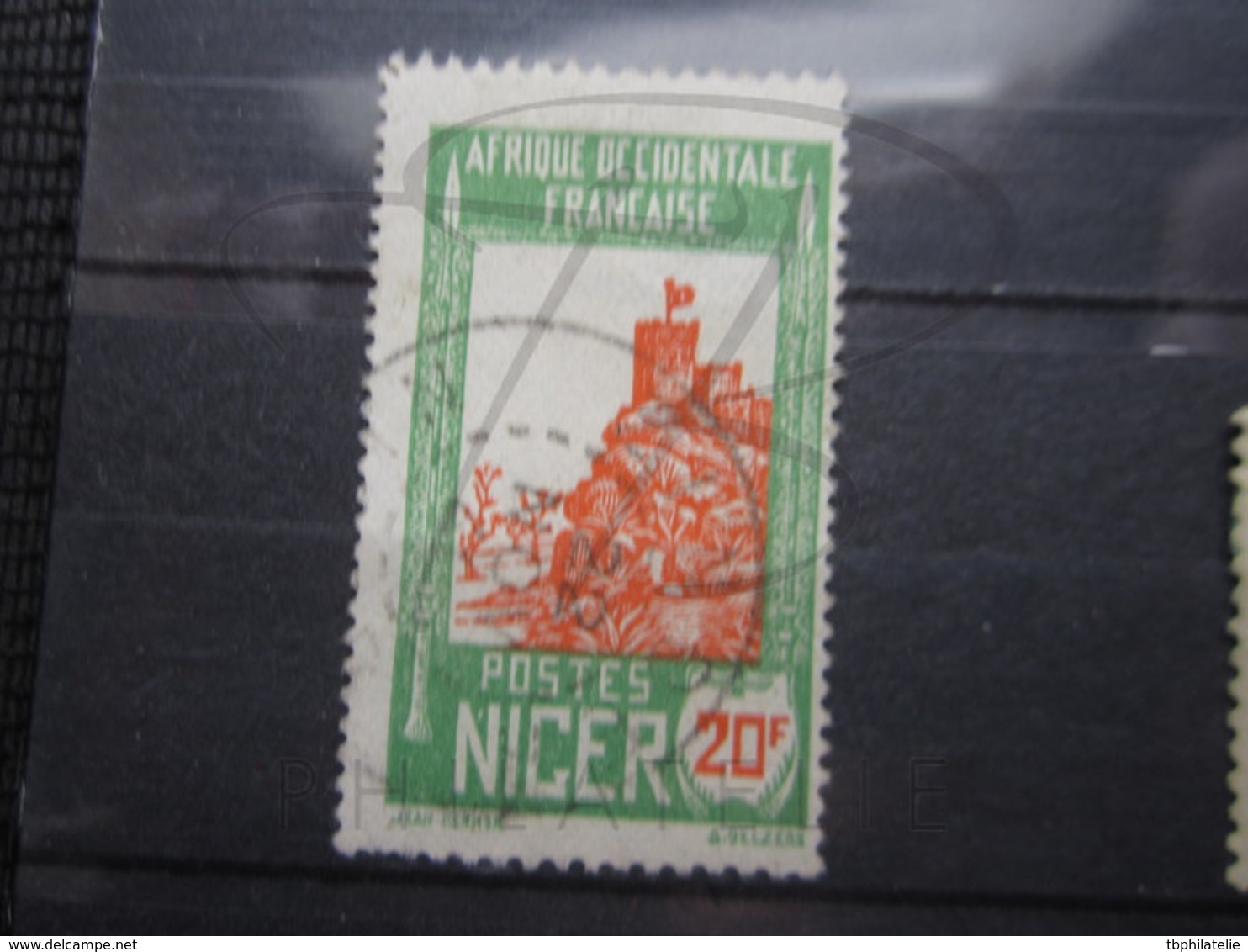 VEND TIMBRE DU NIGER N° 52 , OBLITERATION " ZINDER " !!! - Used Stamps