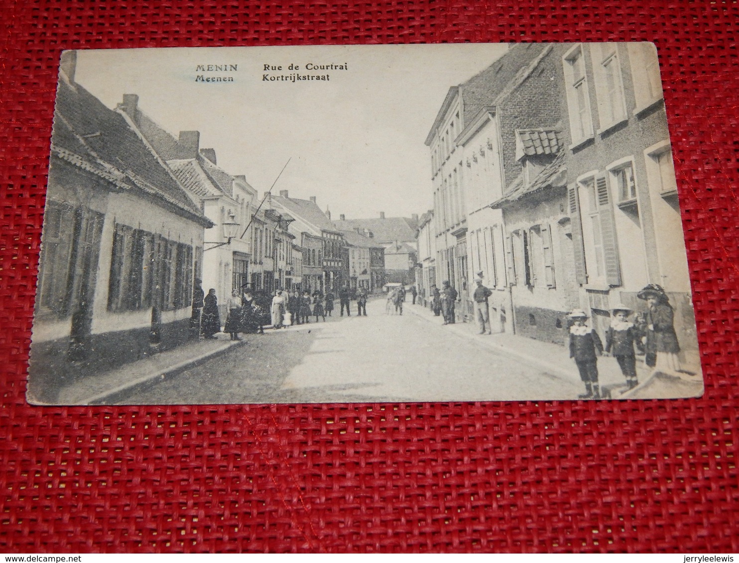 MENEN  -  MENIN -   Kortrijkstraat -  Rue De Courtrai - Menen