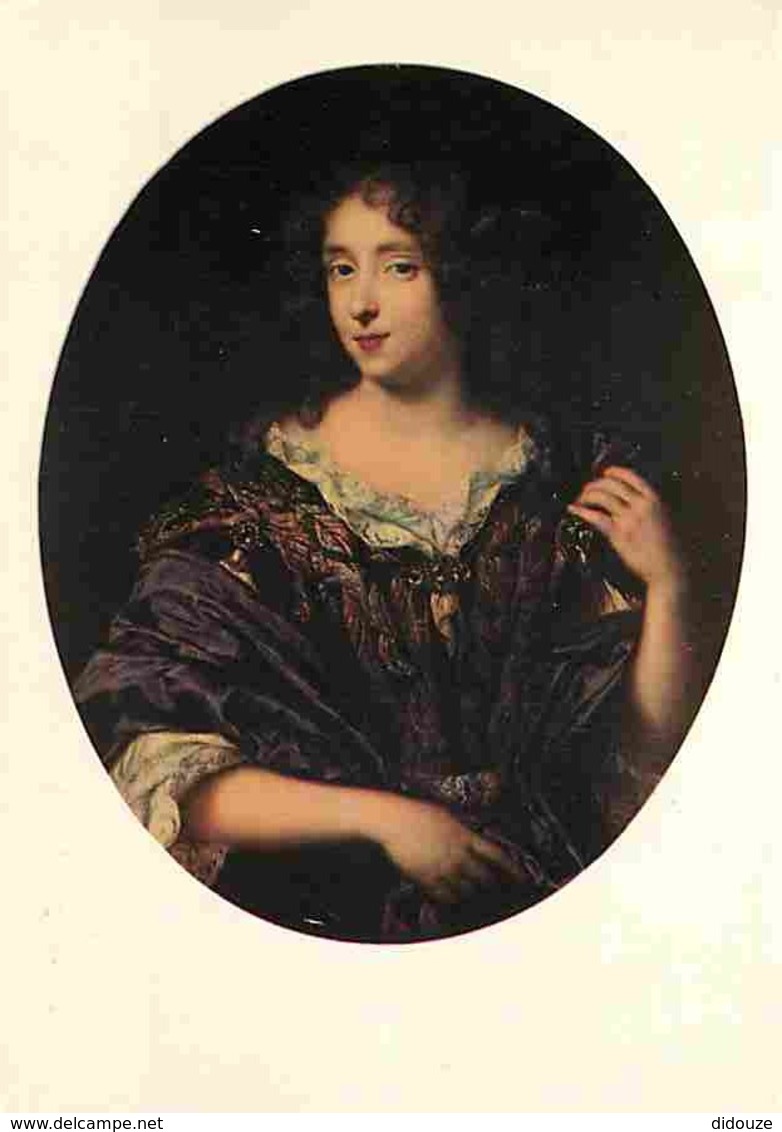 Art - Peinture - Pierre Mignard - Portrait D'Hélène Ferrand, Marquise De Si-Germain-Beaupré - Carte De La Loterie Nation - Paintings