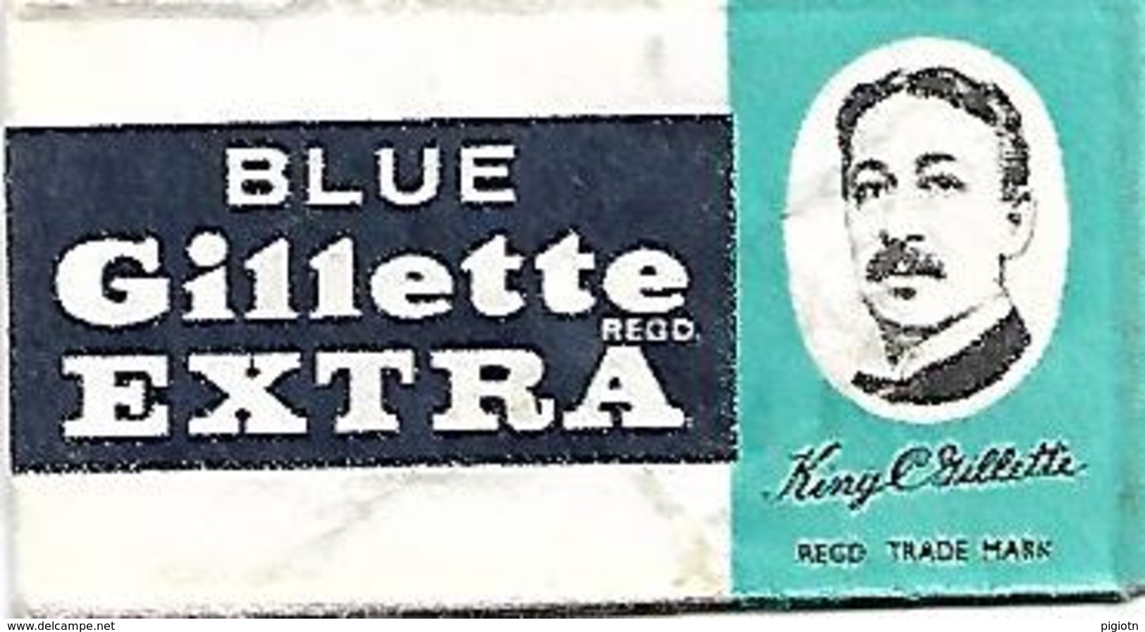 L61 - LAMETTA DA BARBA - BLUE GILLETTE EXTRA - Lamette Da Barba