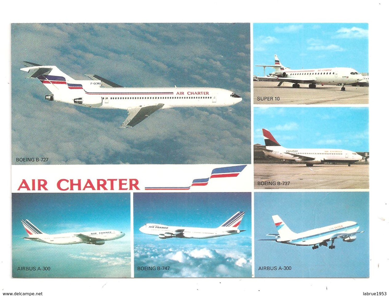 Air Charter- Airbus- Boeing- (C.8419) - Autres & Non Classés