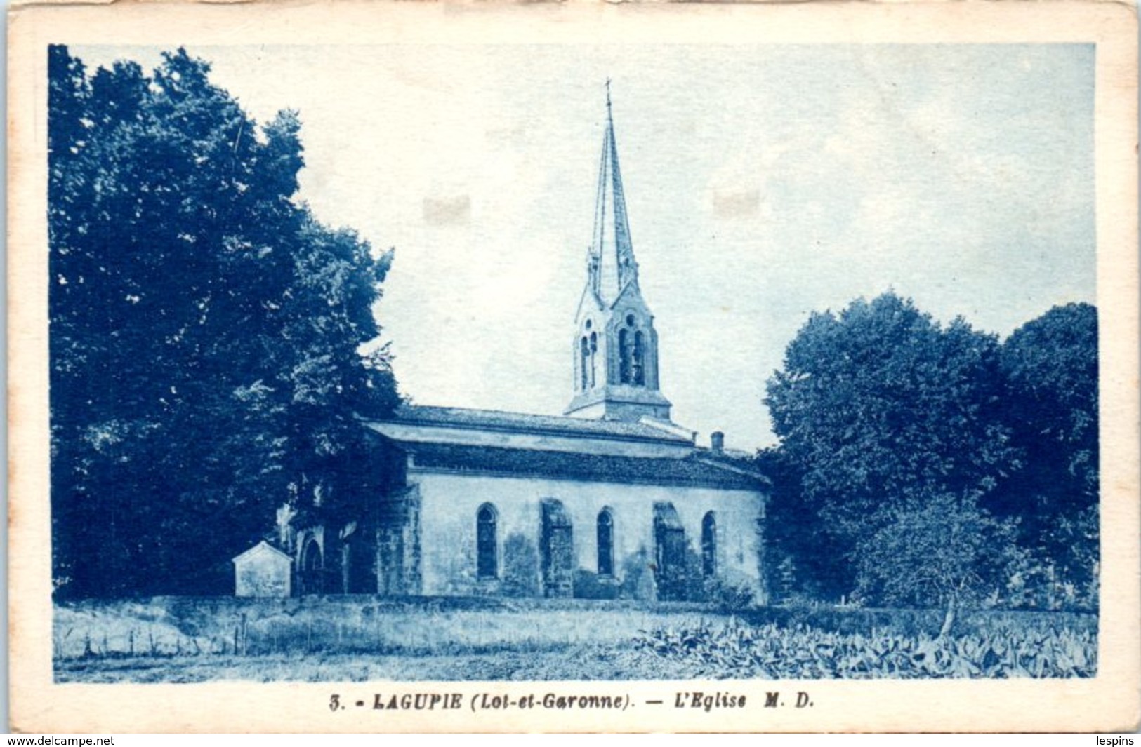 47 - LAGUPIE --  L'Eglise - Autres & Non Classés