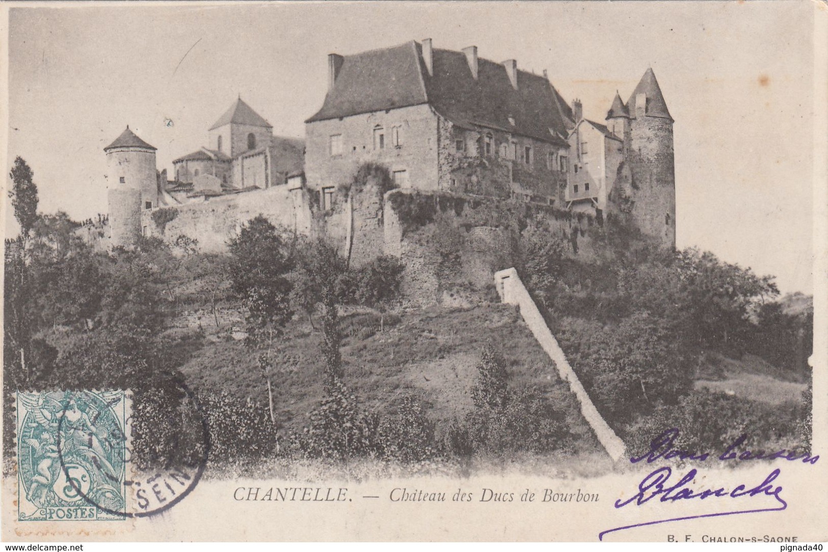 Cp , 03 , CHANTELLE , Château Des Ducs De Bourbon - Autres & Non Classés