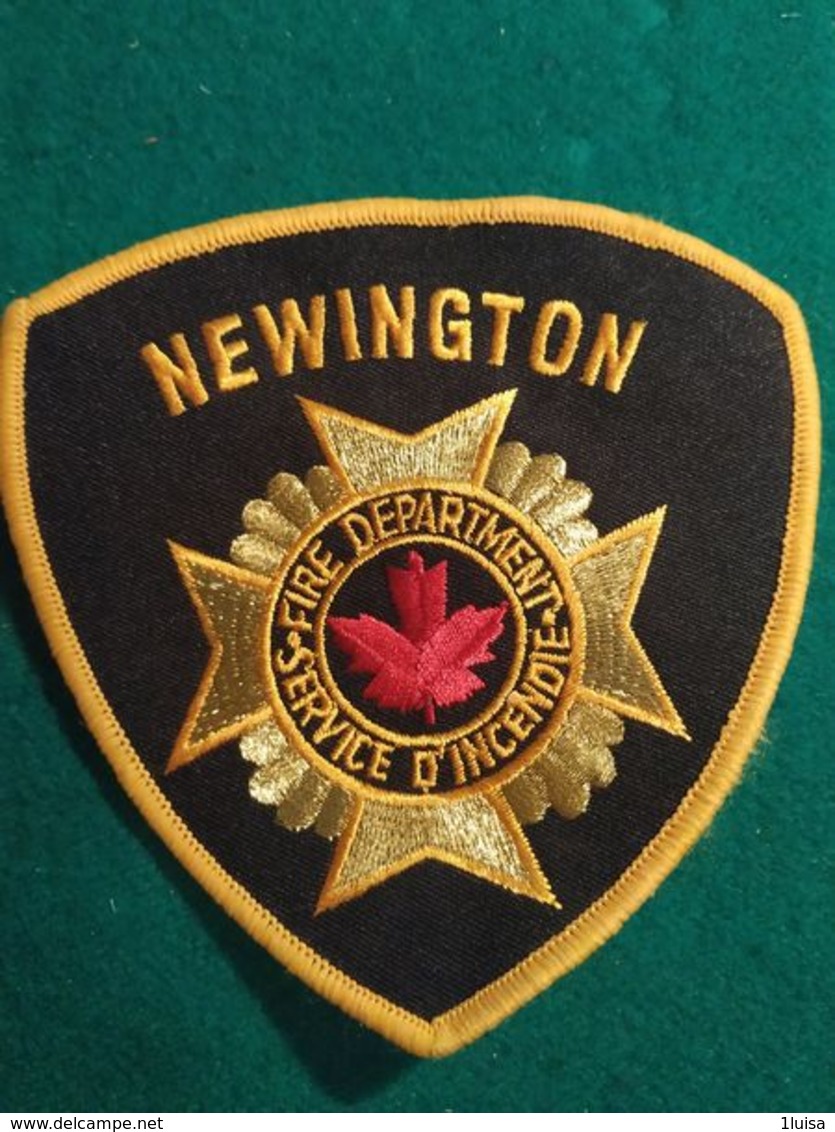 Vigili Del Fuoco Patch  Newington Service D'incendie Canada - Pompieri