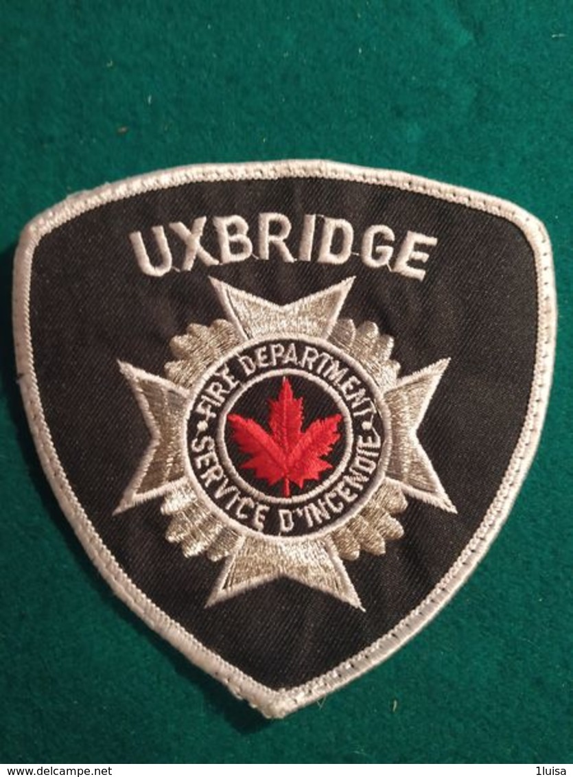 Vigili Del Fuoco Patch Uxbridge Service D'incendie Canada - Pompiers
