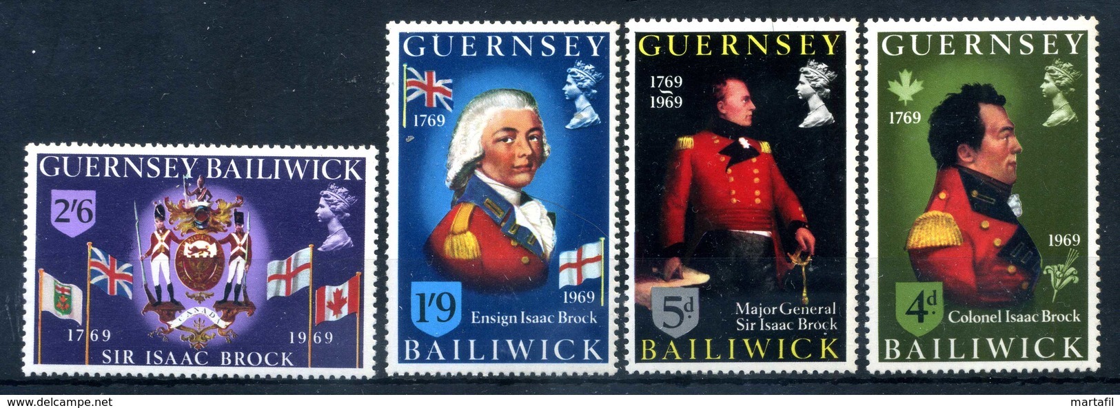 1969 GUERNSEY SET MNH ** - Guernesey