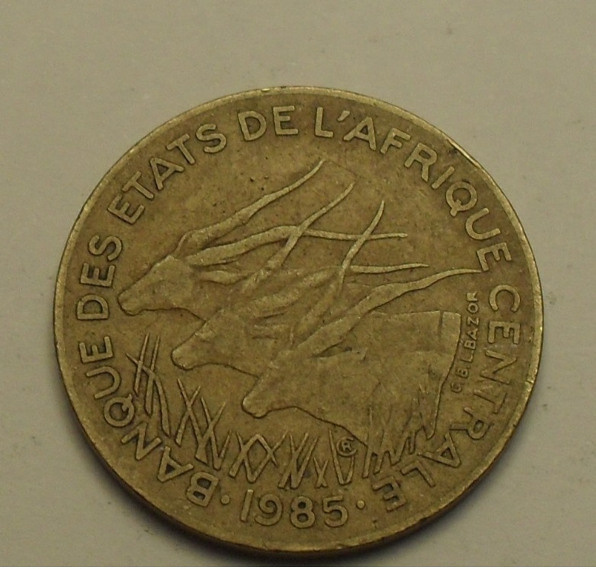 1985 - Afrique Centrale - Central African State - 5 FRANCS - BEAC - KM 7 - Sonstige – Afrika