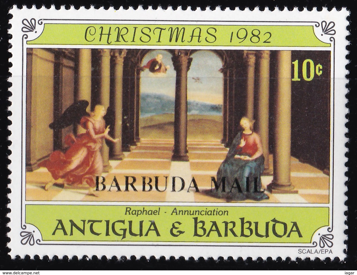 THEMATIC CHRISTMAS PAINTINGS - BARBUDA - Madonne