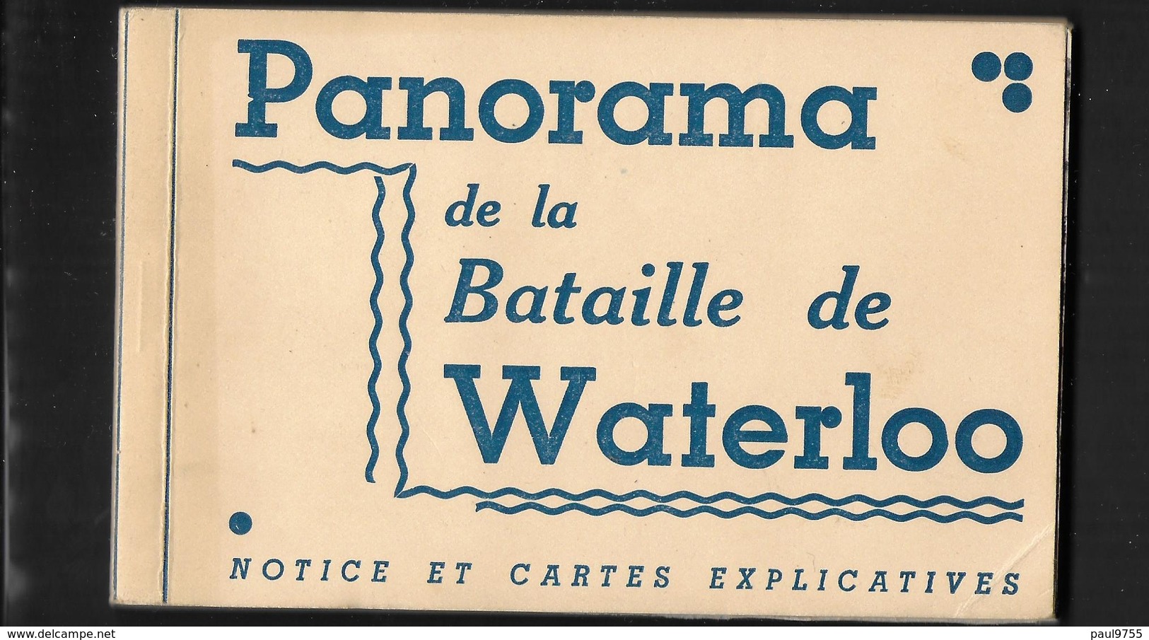 BELGIQUE WATERLOO PANORAMA DE LA BATAILLE  12 CARTES AVEC EXPLICATIONS - Walhain