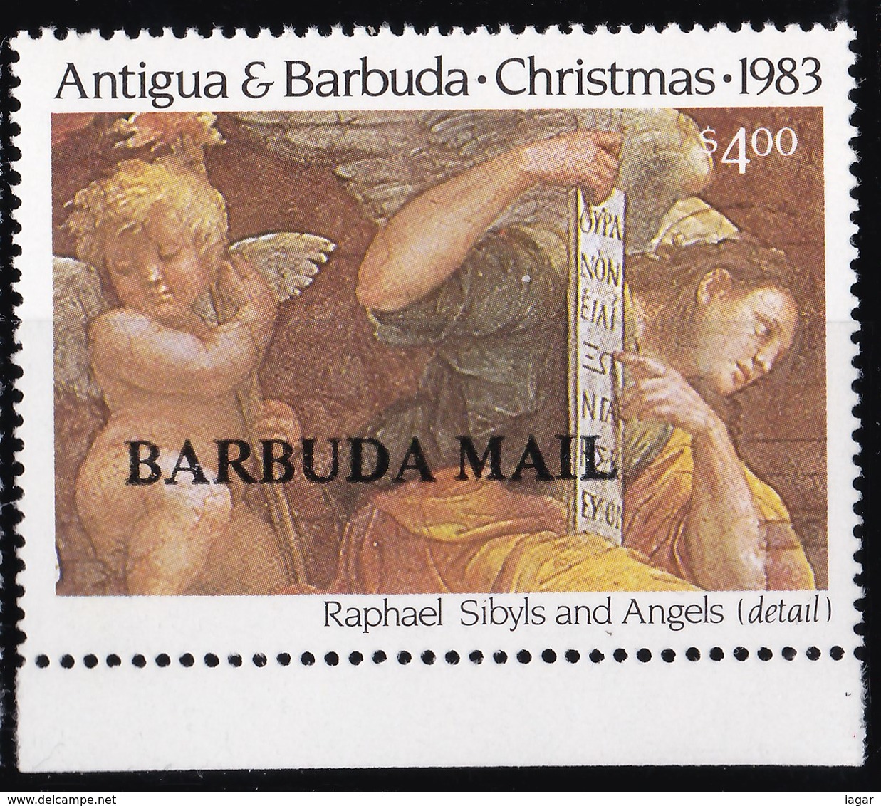 THEMATIC CHRISTMAS PAINTINGS BY RAFFAELLO  - BARBUDA - Altri & Non Classificati