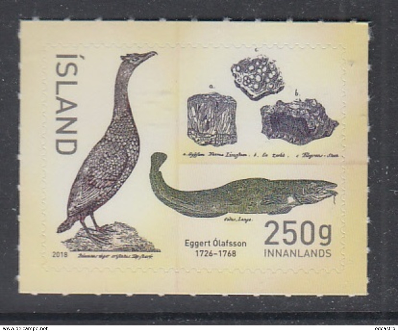 1.- ICELAND 2018 Eggert Olafsson 250th Anniversary - Nuevos