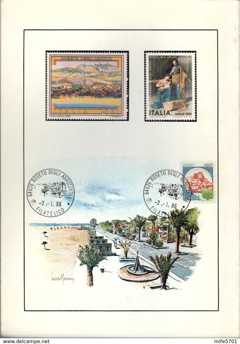 ABRUZZOPHIL ROSETO '90 - GIORNATA NAZIONALE DELLA FILATELIA SEMIFINALE INTERREGIONALE ITALIA CENTRO 21/22 LUGLIO 1990 - Briefmarkenaustellung