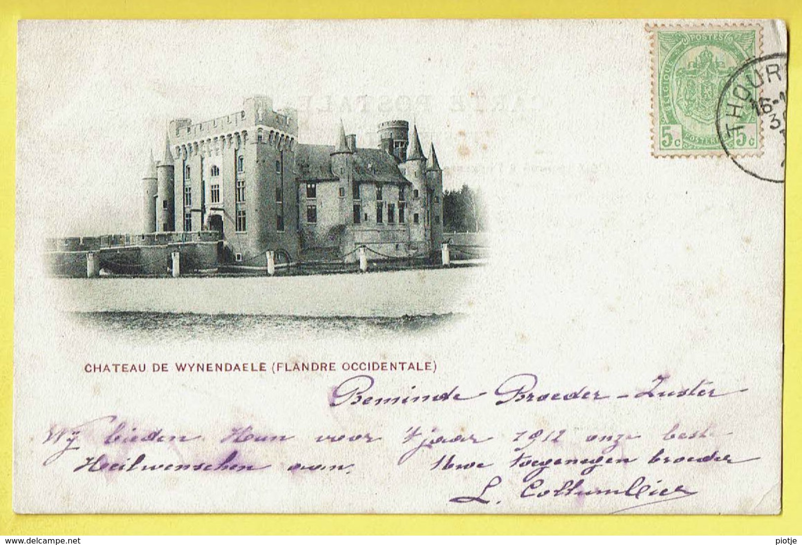 * Torhout - Thourout * Chateau De Wynendaele, Kasteel Wijnendale, Unique, Castle, TOP, Rare, Prachtkaart - Torhout