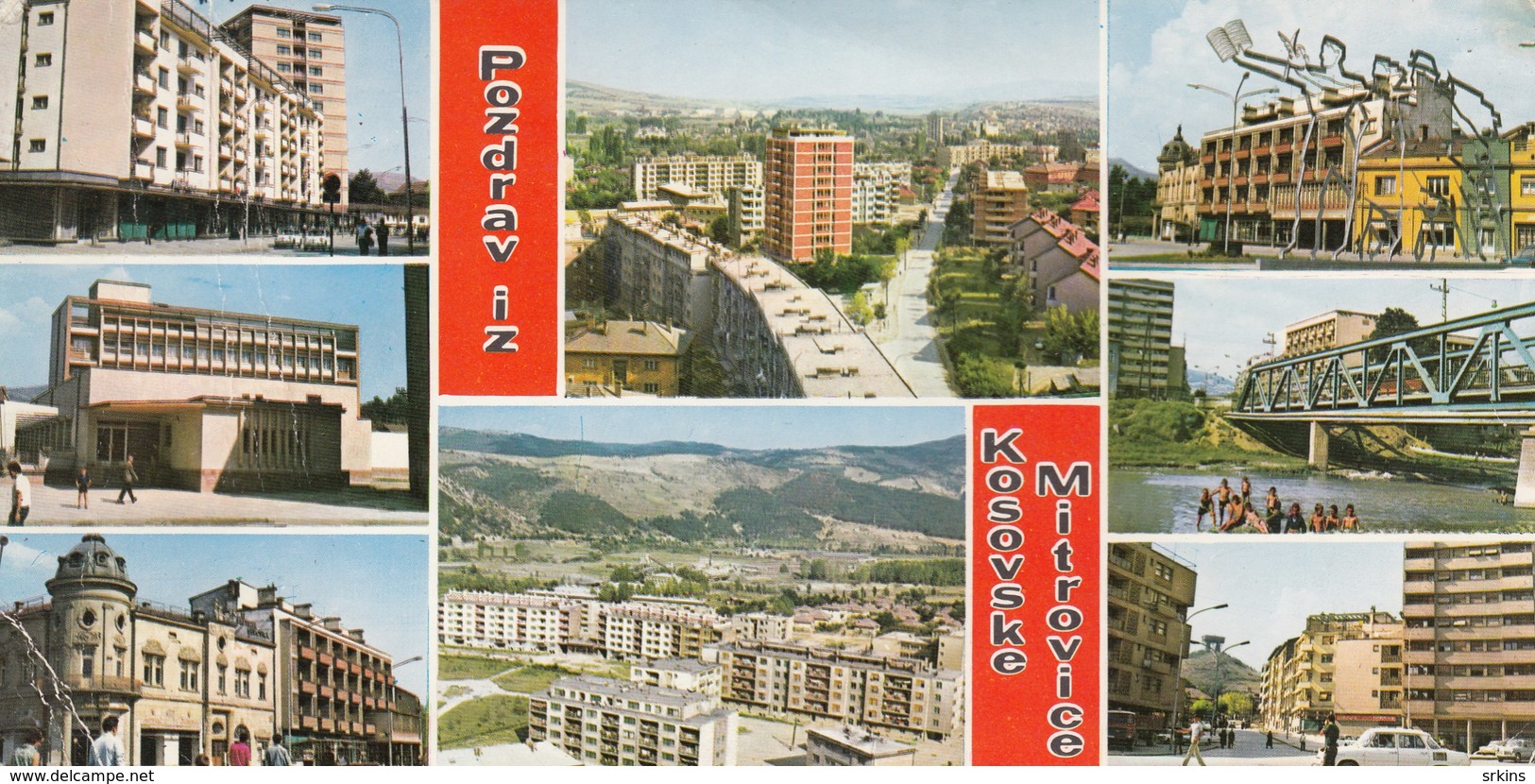 Postcard KOSOVSKA MITROVICA  Kosovo Kosoves  Yugoslavia Big Format - Kosovo