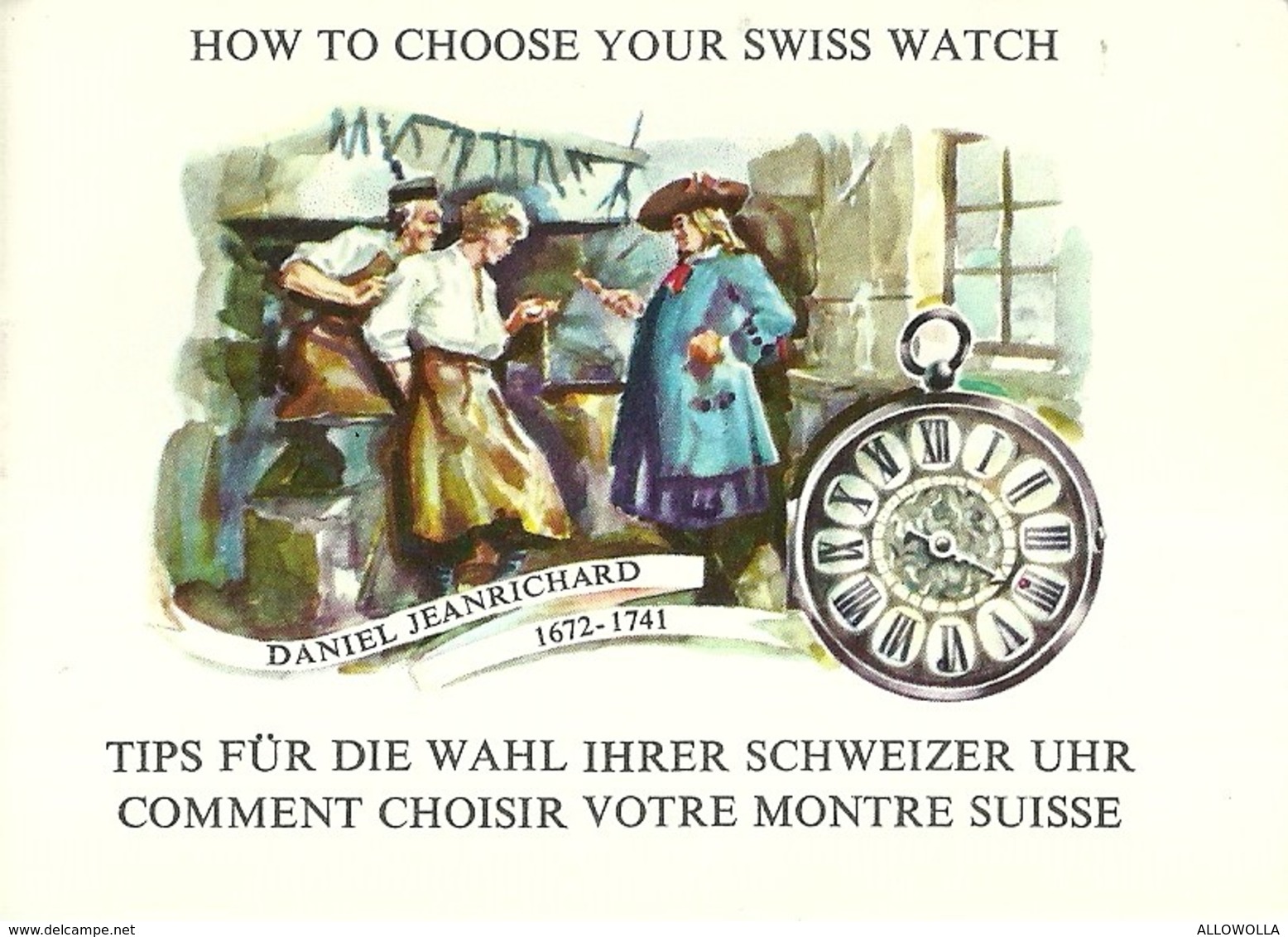 2030 "BROCHURE 1964:HOW TO CHOOSE YOUR SWISS WATCH-COME SCEGLIERE IL VOSTRO OROLOGIO SVIZZERO " ORIGINALE - Altri & Non Classificati