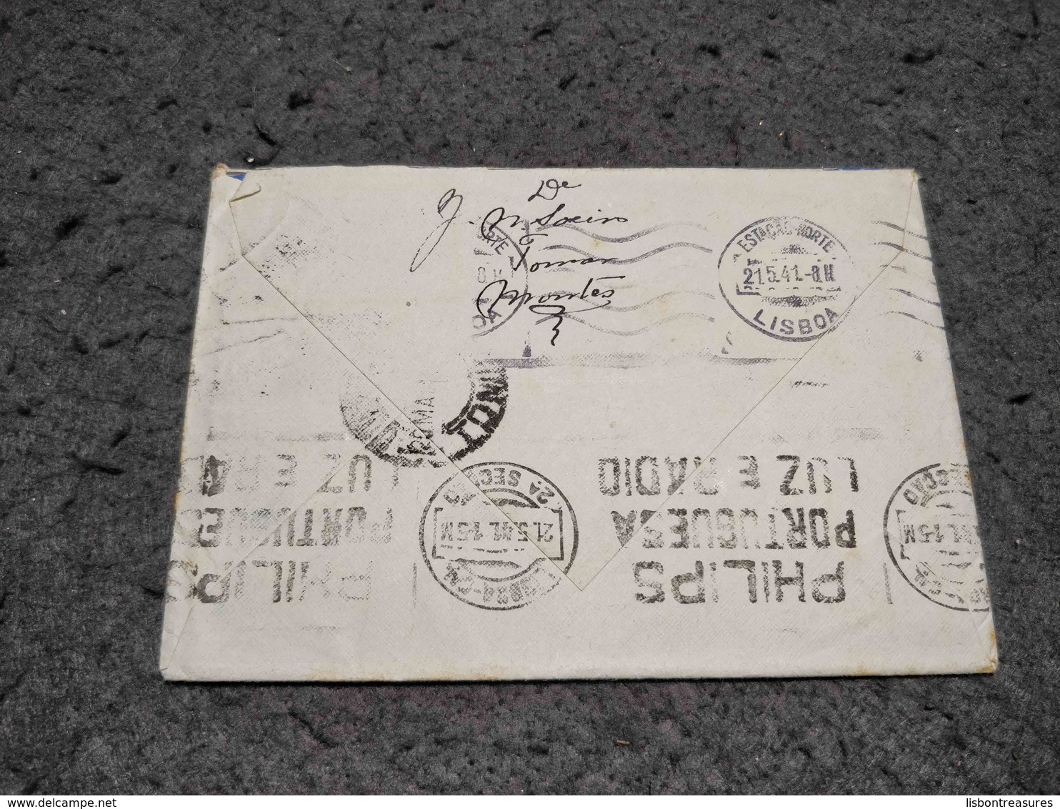 PORTUGAL CIRCULATED COVER " MONTES ( THOMAR ) " CANCEL TO LISBOA ON 8º CENTENARIO DA FUNDAÇÃO 1941 - Lettres & Documents