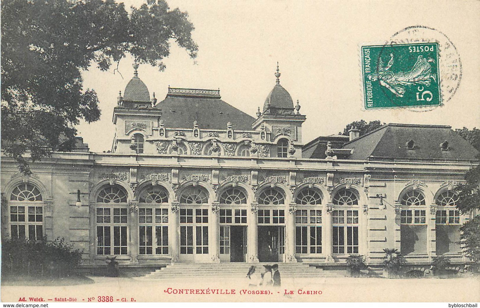 CPA 88 Vosges Contrexeville Lot 4 Cartes Le Pavillon + Intérieur Du Théâtre + Le Casino + Entrée Etablissement - Contrexeville