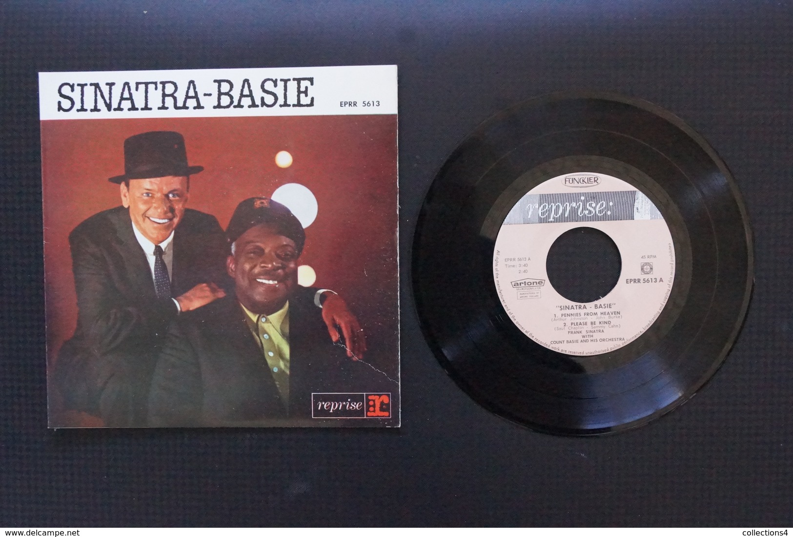 FRANK SINATRA COUNT BASIE RARE  EP HOLLANDAIS 1962  POCHETTE OUVRANTE - 45 T - Maxi-Single