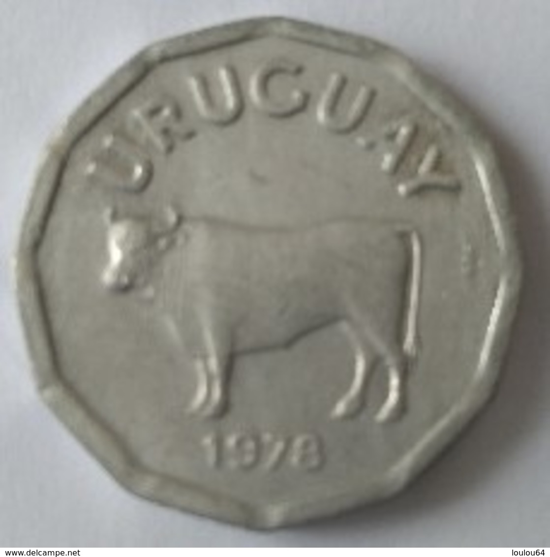 URUGUAY - 5 Centesimos 1978 - Vache - - Uruguay