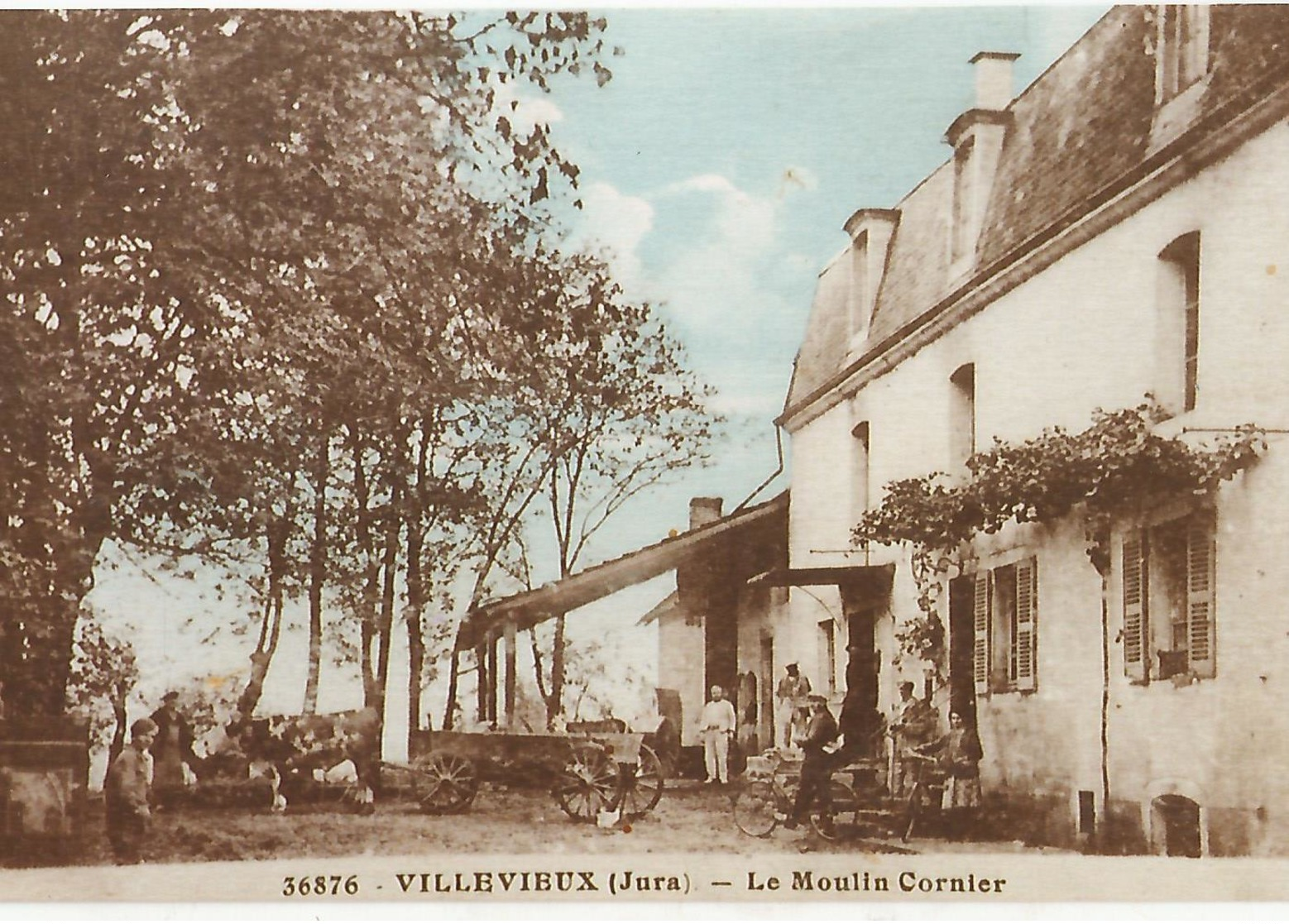 39 Repro Photo Cpa Villevieux Le Moulin Cormier - Autres & Non Classés