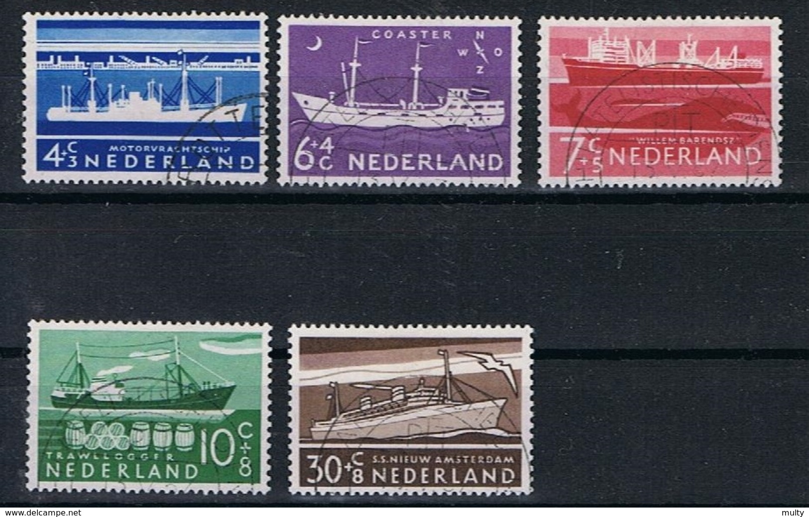 Nederland Y/T 666 / 670 (0) - Oblitérés