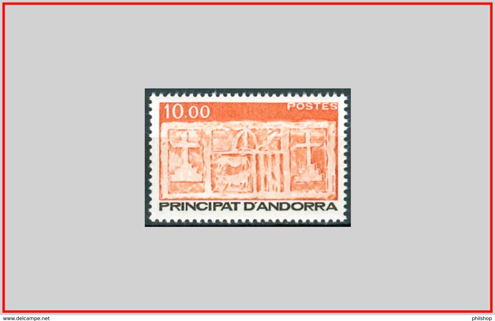 Andorra FR 1985 - Cat. 337 (MNH **) Primo Stemma Di Andorra - First Coat Of Arms Of Andorra (000595) - Nuovi