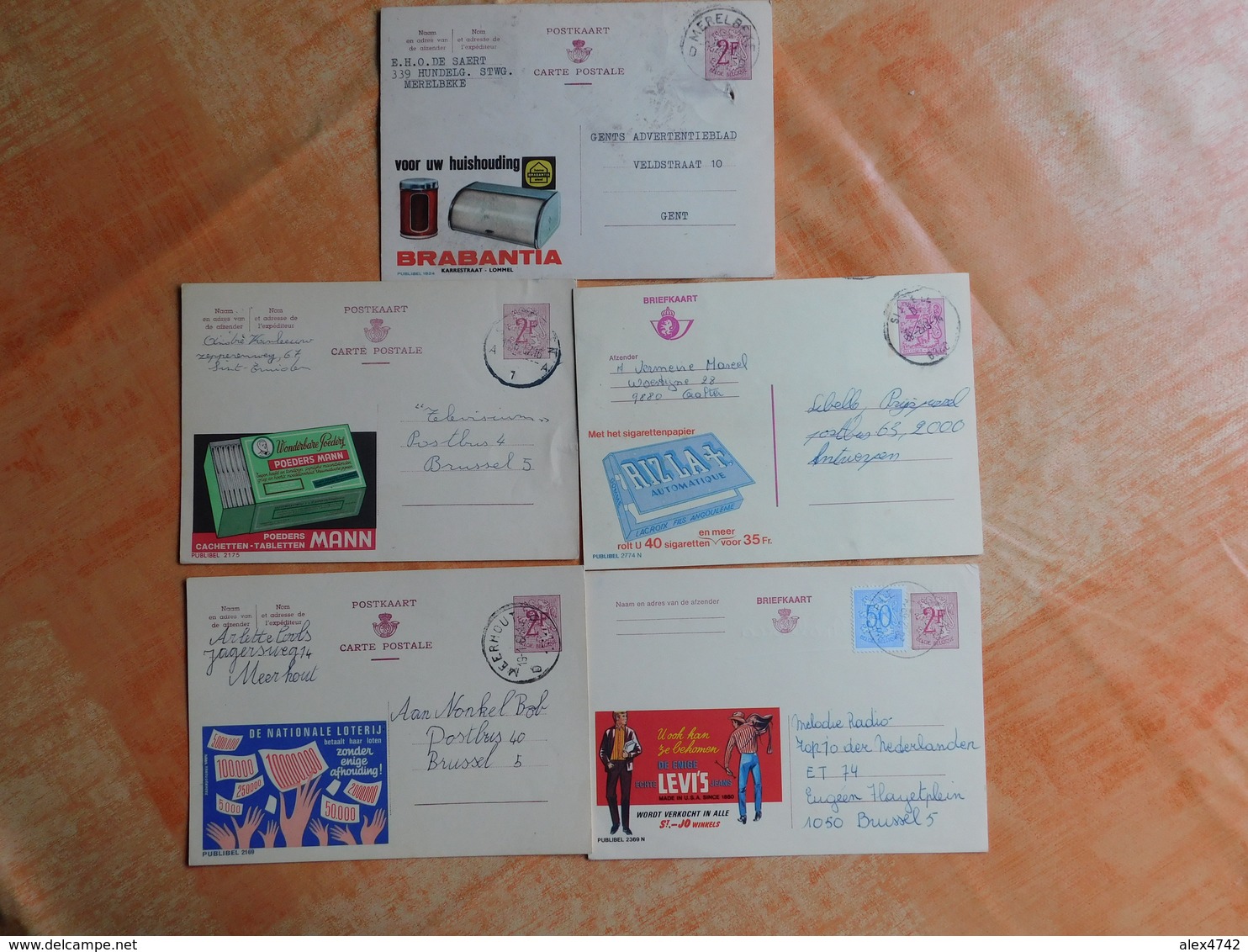 5 Entiers Postaux Publibel (M6) - Publibels