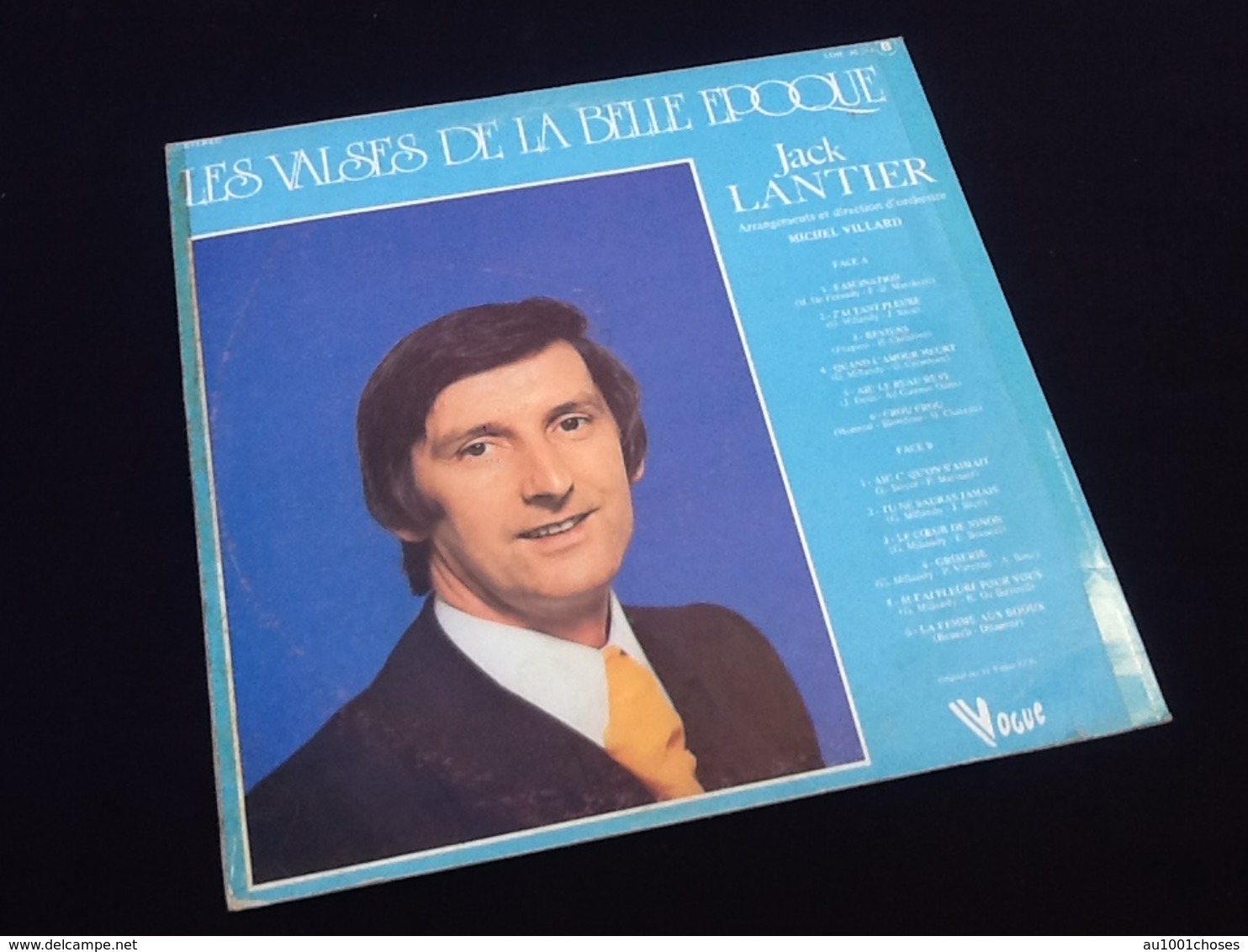 Vinyle 33 Tours  Jack Lantier  Les Valses De La Belle Epoque - Other & Unclassified