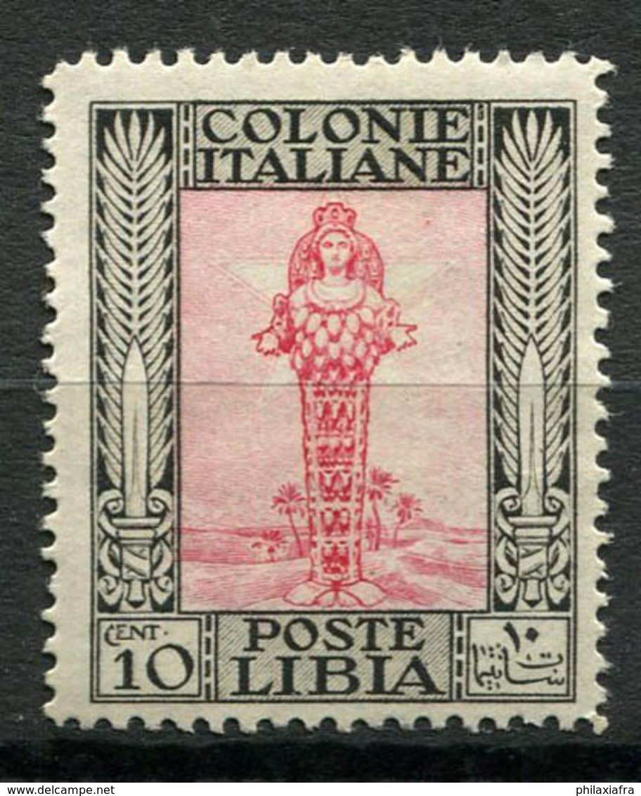 Libye 1924 Sass. 47 Neuf ** 100% 10C, Pictorial - Libye