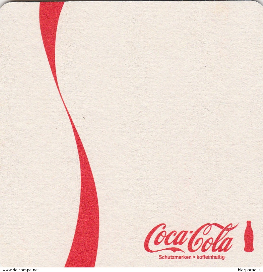 1 Coca Cola     Viltje  - Coaster  - - Sous-bocks