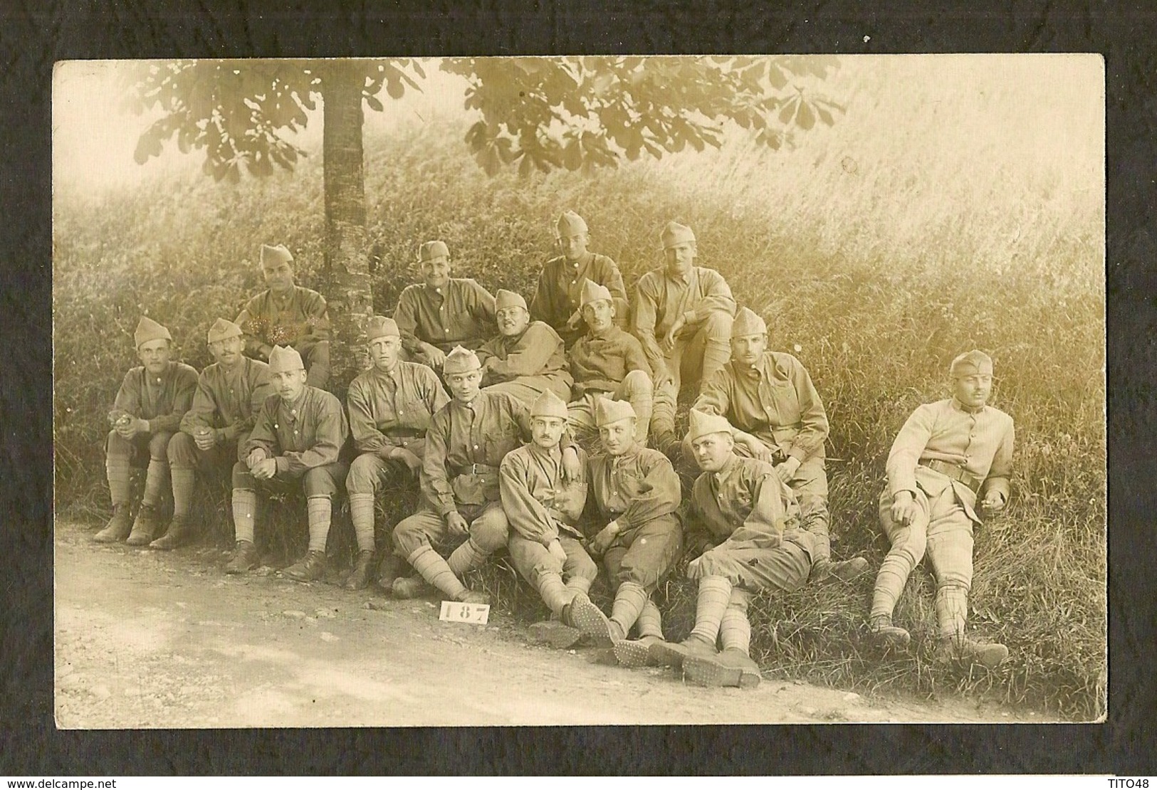 CP-Photo - 187éme - Souvenir De Belfort Le 15 Juin 1923 - Regiments