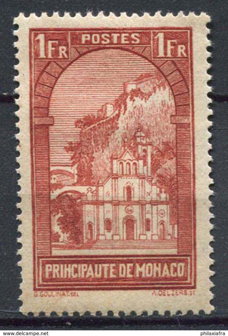 Monaco 1933 Mi. 127 Neuf * 100% Construction, 1 Fr - Autres & Non Classés