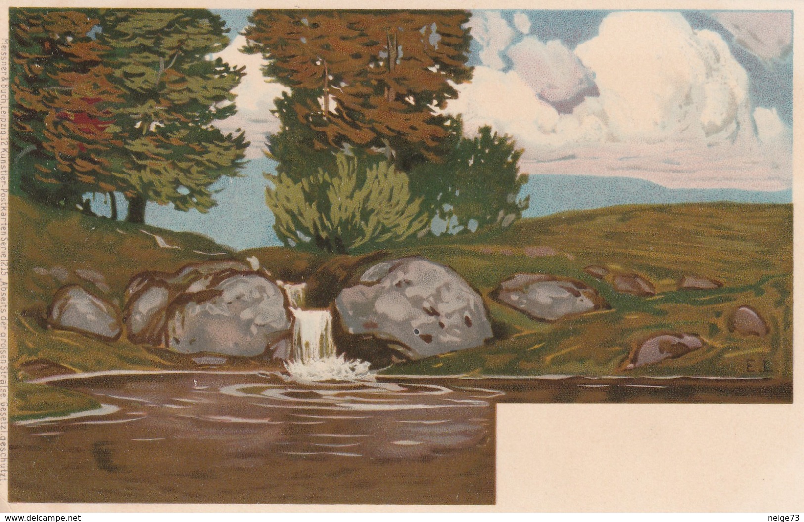 Carte Postale Ancienne Illustrée - Paysage - Vers 1900 - Sonstige & Ohne Zuordnung