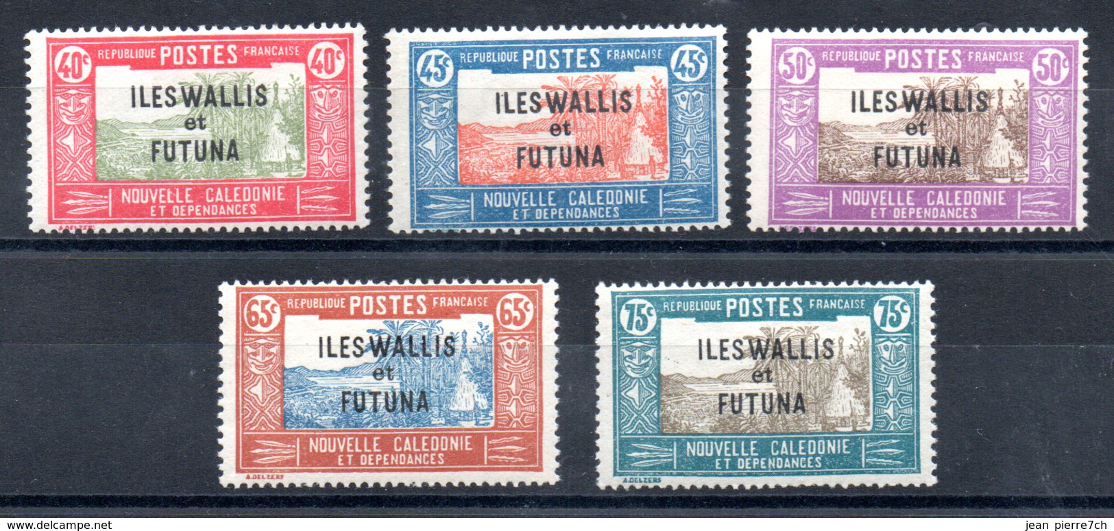 Wallis & Futuna Y&T 43**, 44**, 45* - 56* - Ungebraucht