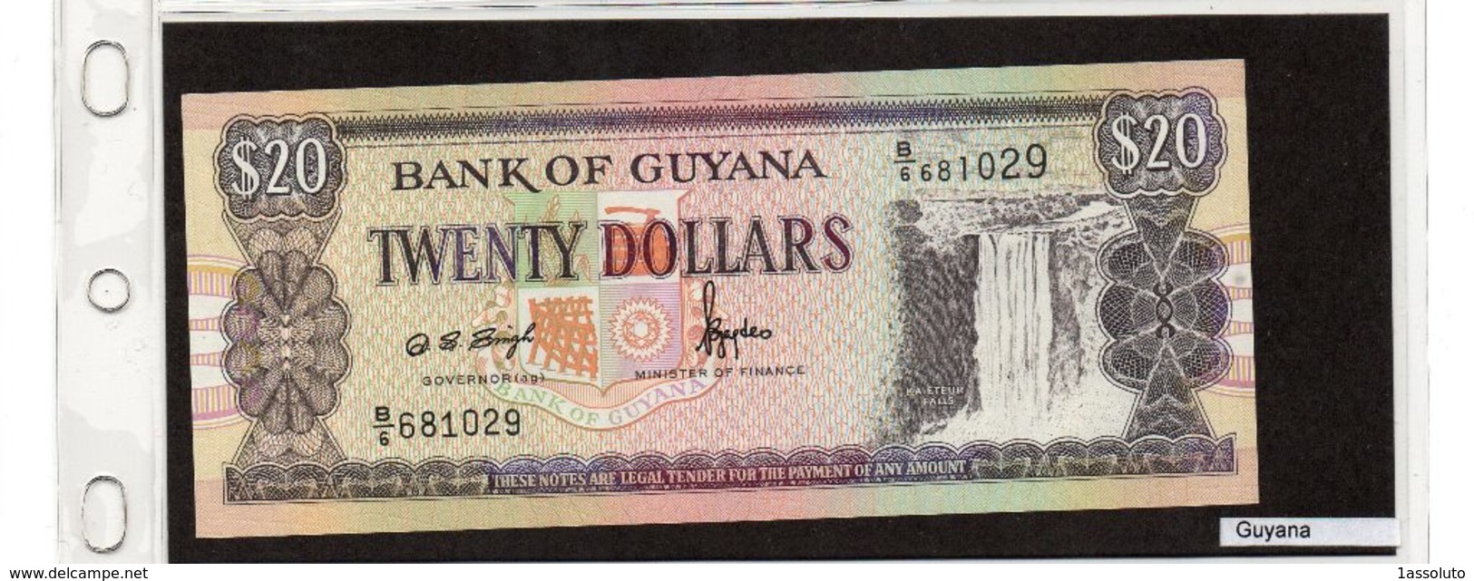 Banconota Guyana 20 Dollars - Guyana