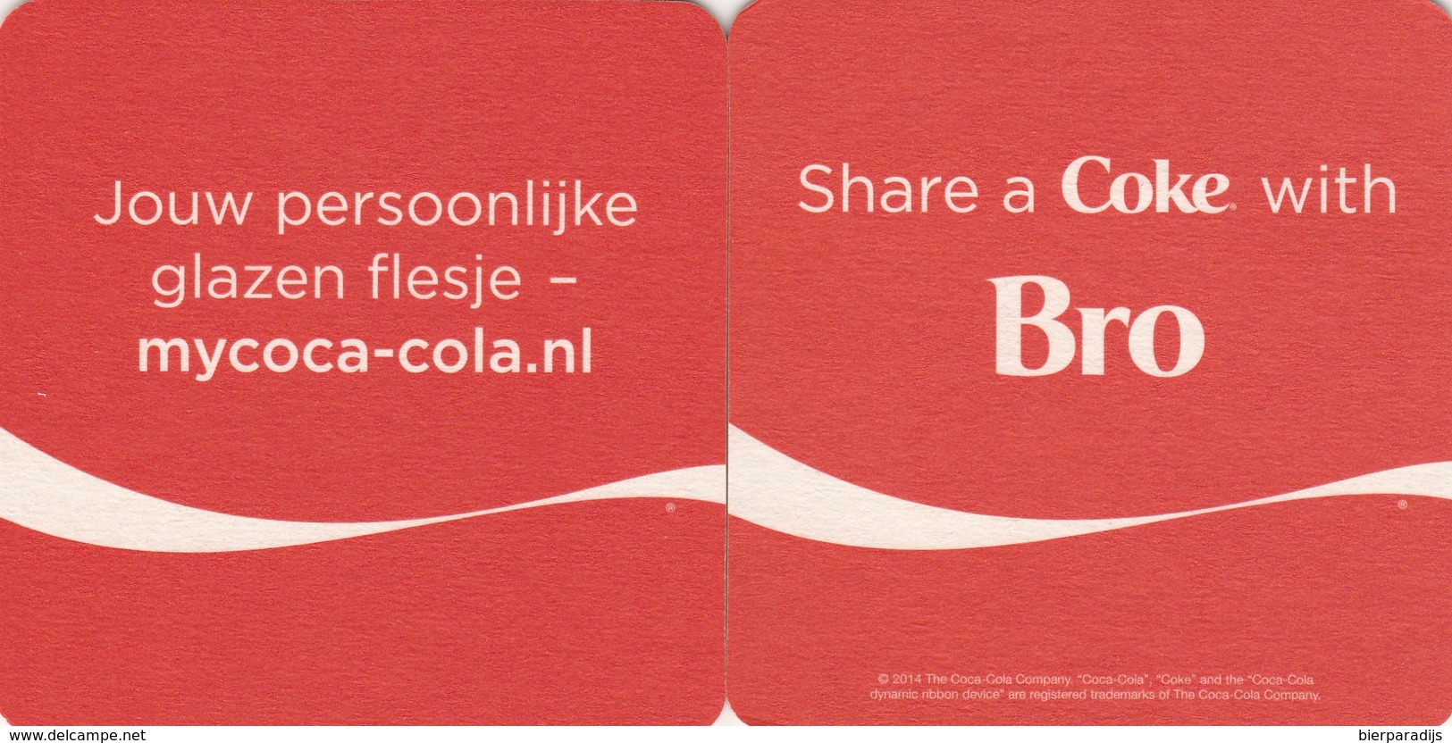 1 Coca Cola Viltje - Sous-bocks