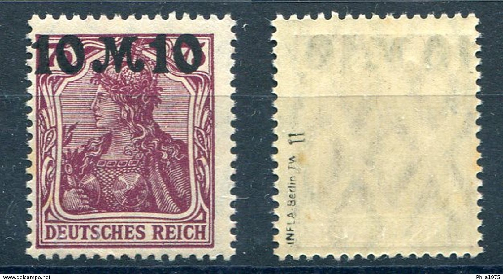 Deutsches Reich Michel-Nr. 157II Postfrisch - Geprüft - Ungebraucht