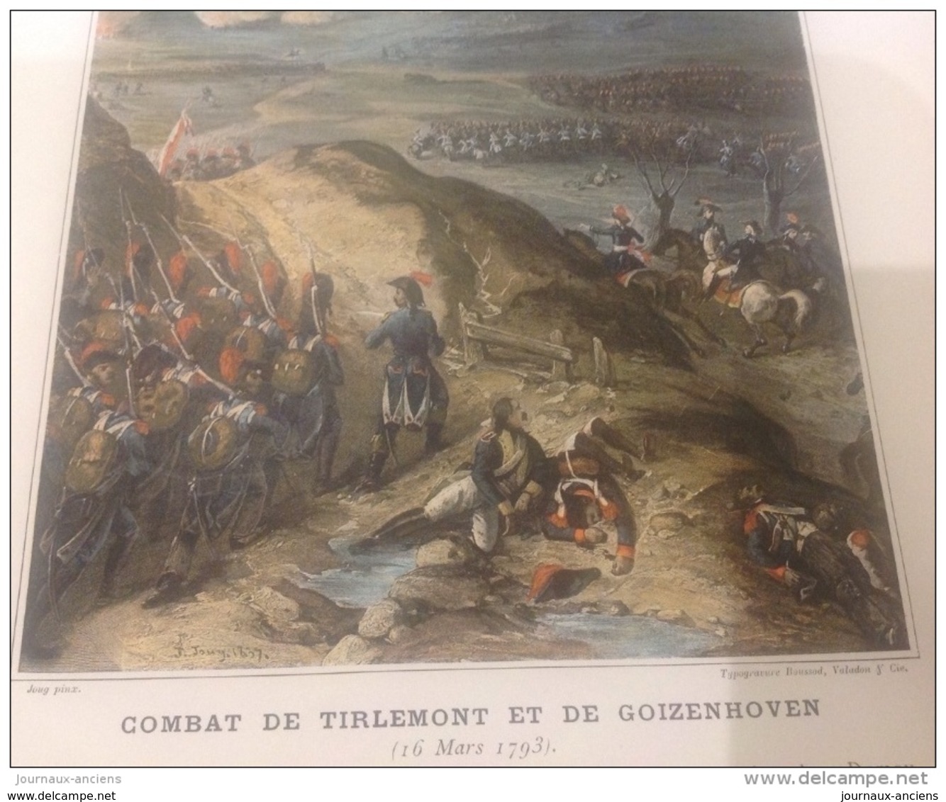 CAMPAGNE DE 1793 - ARMÉE DU NORD - COMBAT DE TIRLEMONT ET DE GOIZENHOVEN - Documents Historiques