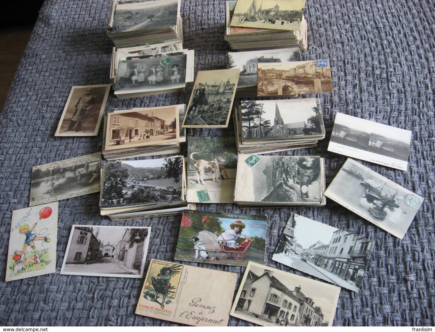 GROS LOT ENVIRON 1200 CPA 4 KG 500 De CARTES TYPE DROUILLES ET FANTAISIES QUELQUES PHOTOS & SYMPAS - 500 Postcards Min.