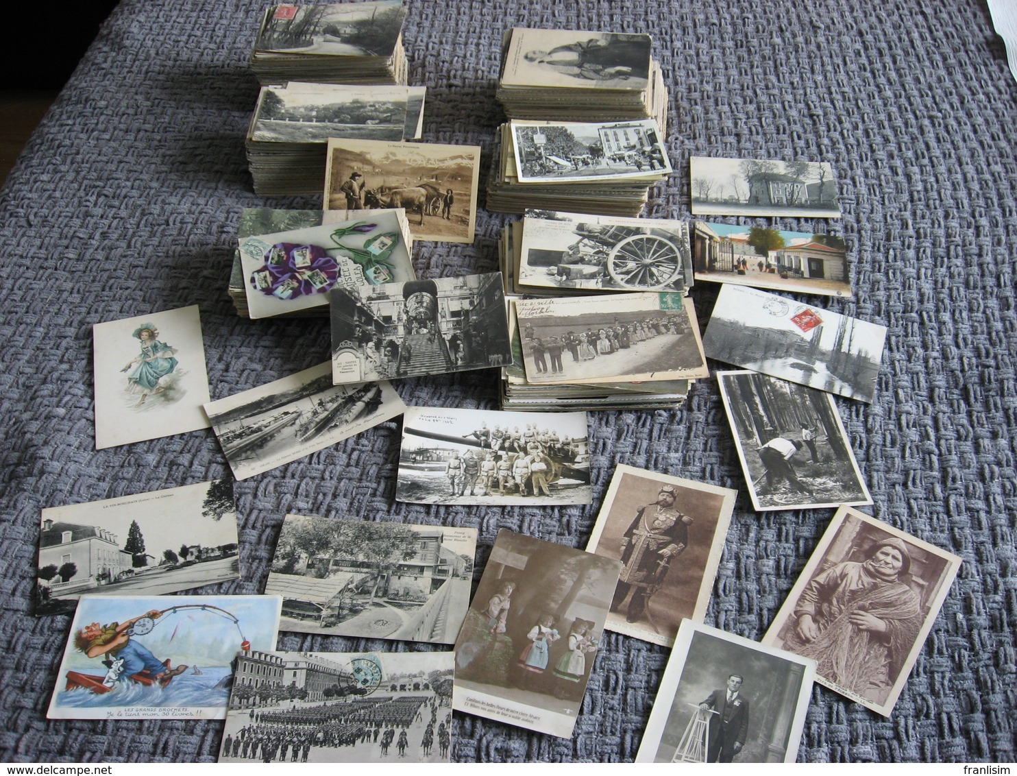 GROS LOT ENVIRON 1200 CPA 4 KG 500 De CARTES TYPE DROUILLES ET FANTAISIES QUELQUES PHOTOS & SYMPAS - 500 Postcards Min.