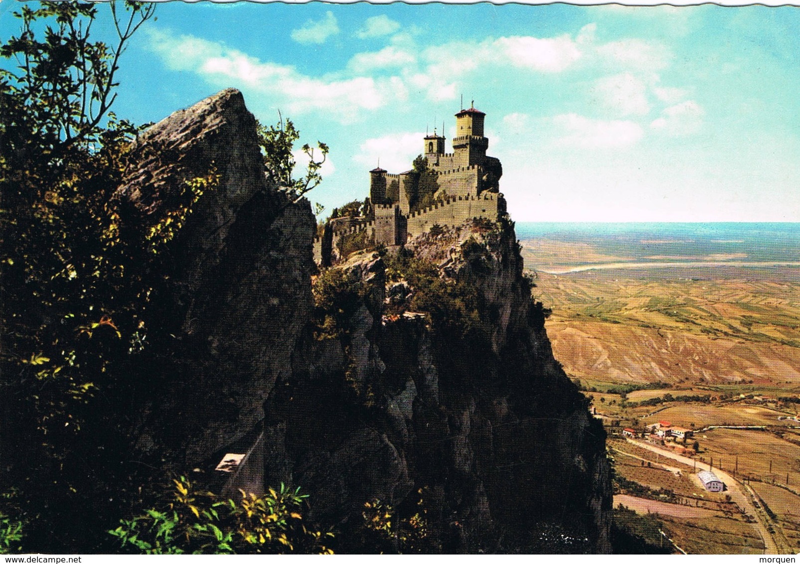 30829. Postal SAN MARINO 1974. Primera Torre Panorama - Cartas & Documentos