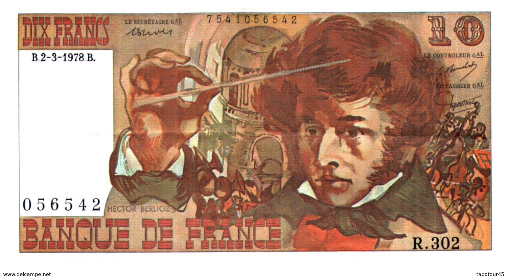 Billet  >  France > 10  Francs  1978  Qualité Spl/ - 10 F 1972-1978 ''Berlioz''