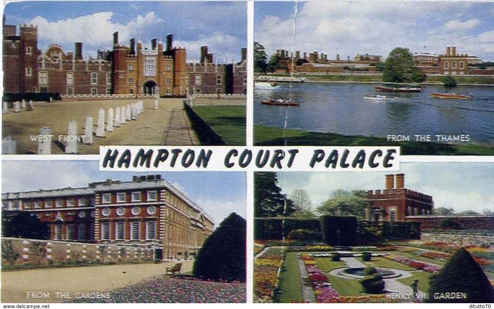 Hampton Court Palace - Formato Piccolo Viaggiata – E 9 - Mondo