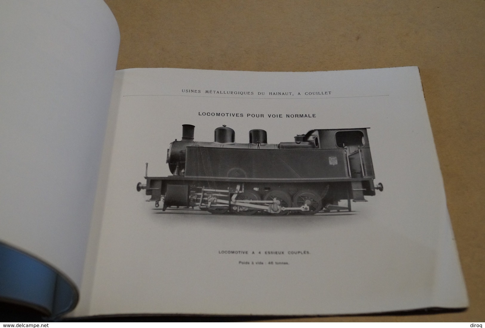 Train,Usines métallurgique du Hainaut,Locomotive,Couillet,superbe ouvrage,collection,35 pages,25 Cm. sur 18,5 Cm.