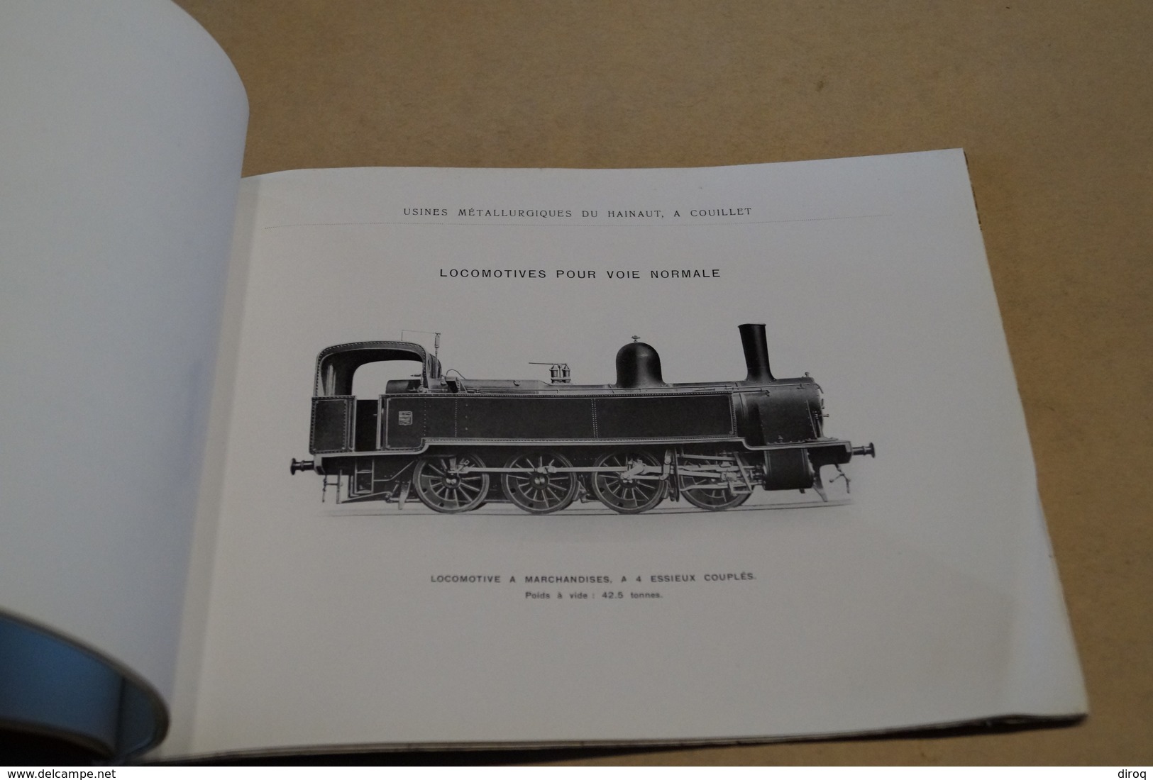 Train,Usines métallurgique du Hainaut,Locomotive,Couillet,superbe ouvrage,collection,35 pages,25 Cm. sur 18,5 Cm.