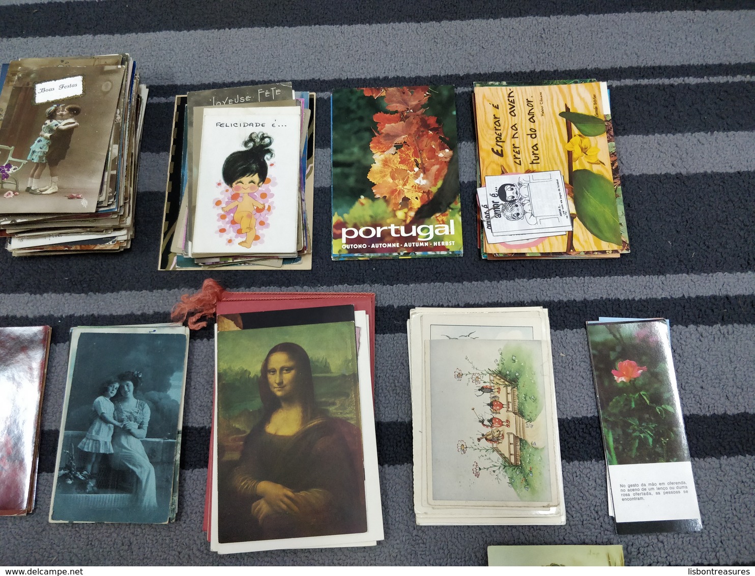 ANTIQUE HUGE LOT X 880 POSTCARDS + 5 BOOK MARKERS WITH COUPLES, WOMEN, MAN, CHILDREN, ANIMALS ILLUSTRATIONS ETC - 500 Karten Min.