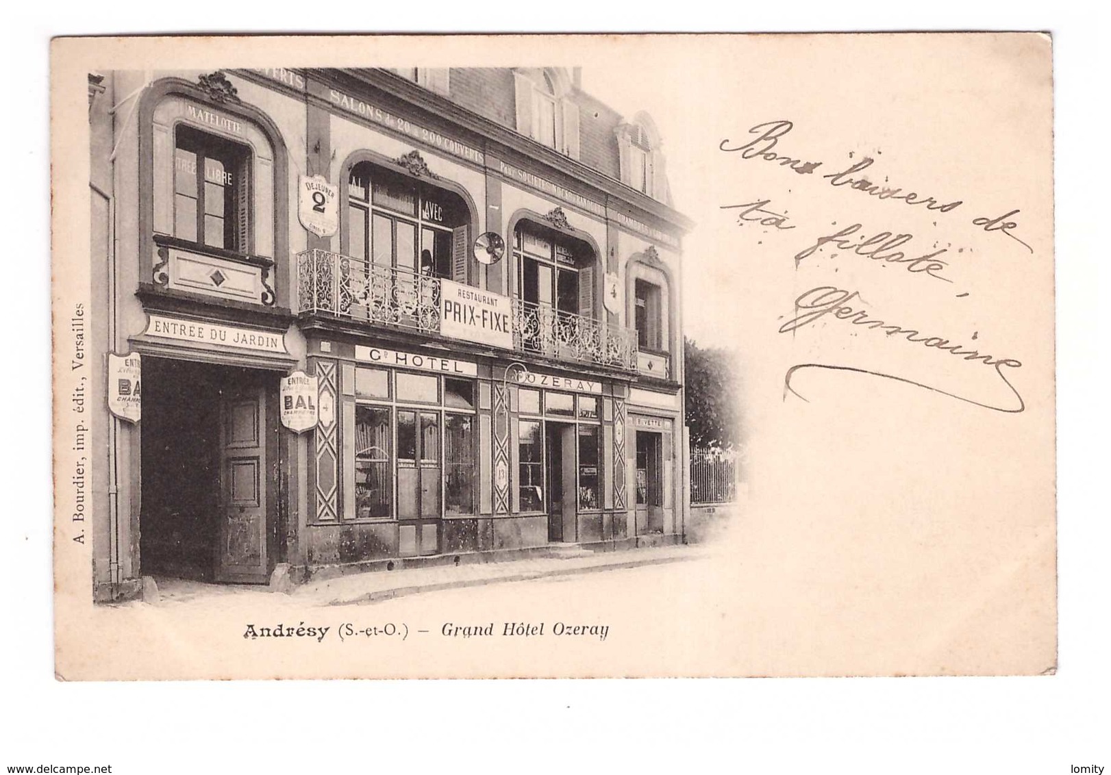 78 Andresy Grand Hotel Ozeray Restaurant Bal Champetre - Andresy