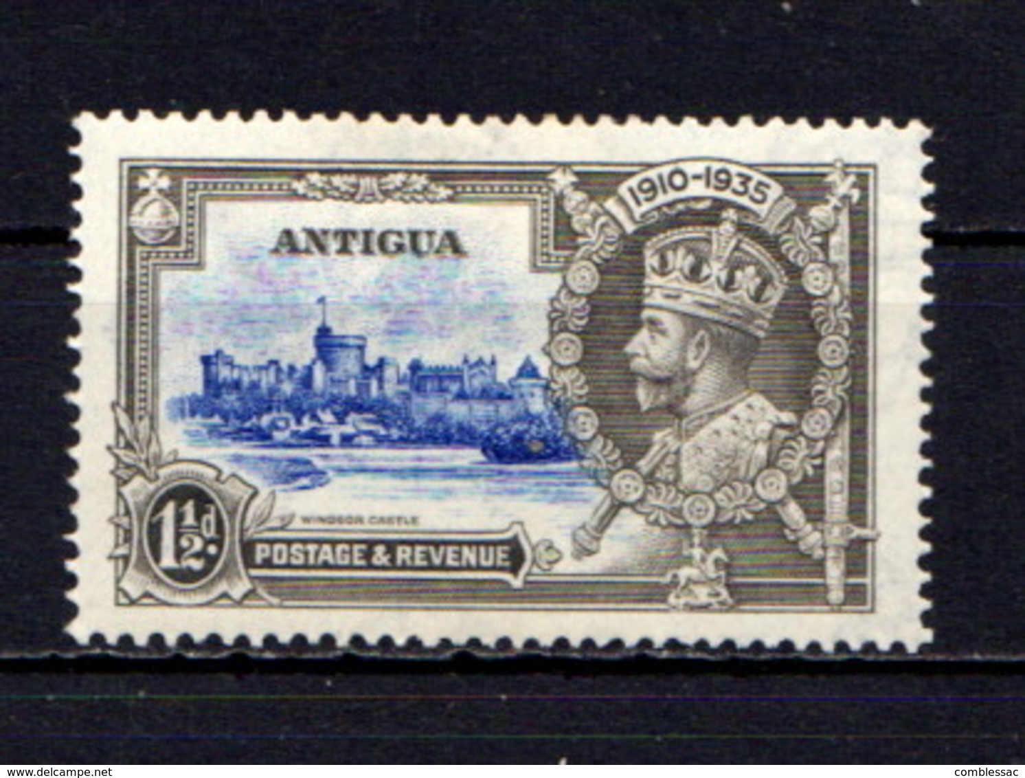 ANTIGUA    1935    Silver  Jubilee   2d  Ultramarine  And  Grey    MH - 1858-1960 Crown Colony