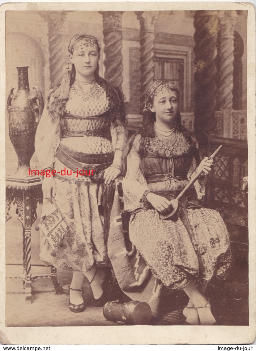 Photo XIX  Femme Orientale  Juive ? Turquie ?  Syrie ? Arménie ? - Anciennes (Av. 1900)