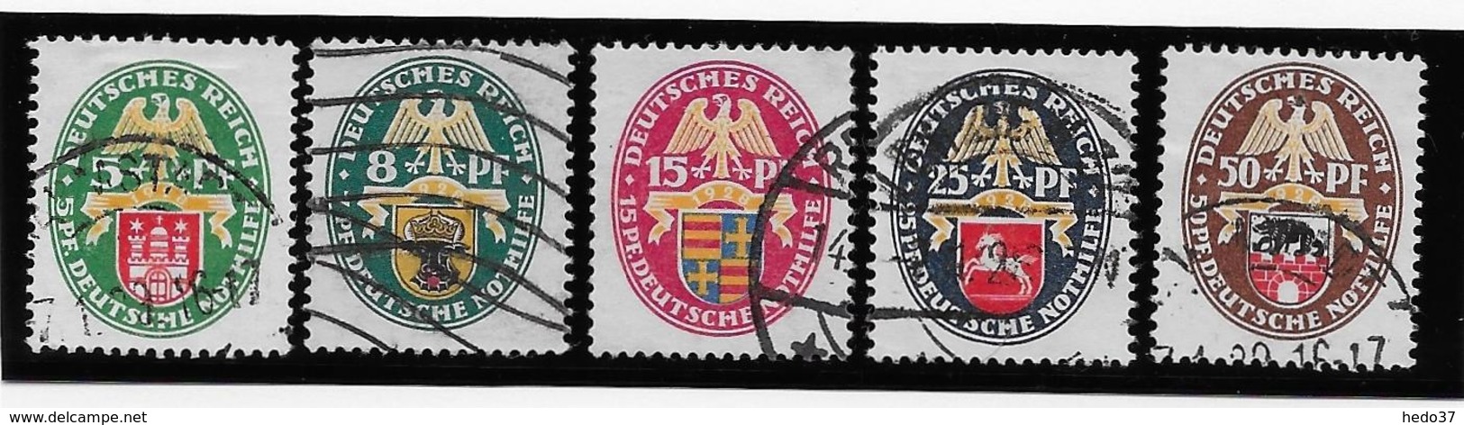 Allemagne N°416/420 - Oblitéré - TB - Neufs